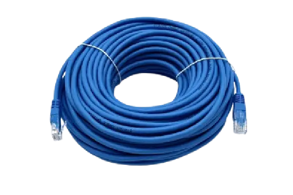 AN - HKPC-C6UUR28BU-25 Cat.6 UTP 28AWG CCA BLUE PVC 25.0M PE BAG PACKING