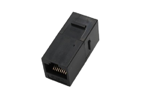 AN - HKKJ-C6UTPBK-001 CAT.6 UTP RJ45 INLINE COUPLER BLACK