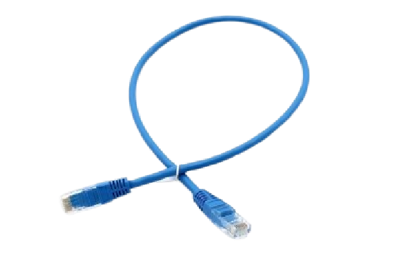 AN - HKP1C-C6UUR28BU 0.5 Cat 6 UTP 28AWG CCA BLUE PVC 0.5M PE BAG PACKING