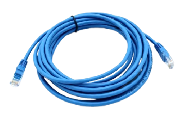 AN - HKPC-C6UUR28BU-10 Cat.6 UTP 28AWG CCA BLUE PVC 10.0M PE BAG PACKING
