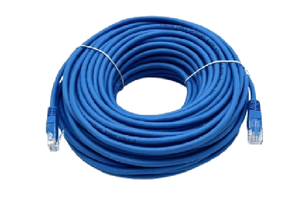 AN - HKPC-C6UUR28BU-15 Cat.6 UTP 28AWG CCA BLUE PVC 15.0M PE BAG PACKING