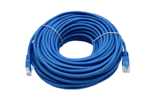 AN - HKPC-C6UUR28BU-20 Cat.6 UTP 28AWG CCA BLUE PVC 20.0M PE BAG PACKING
