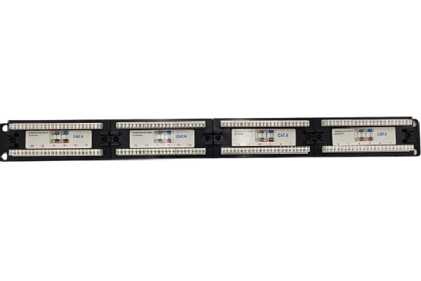AN - HKPP-PDC61BLK24 Cat6 UTP PATCH PANEL 24 PORT (