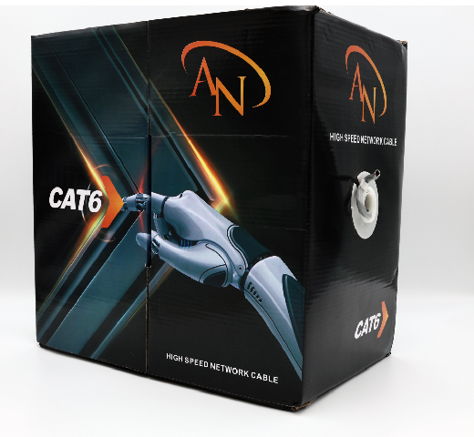 AN INDOOR CAT6 23AWG UTP  CCA CABLE, GREY COLOR